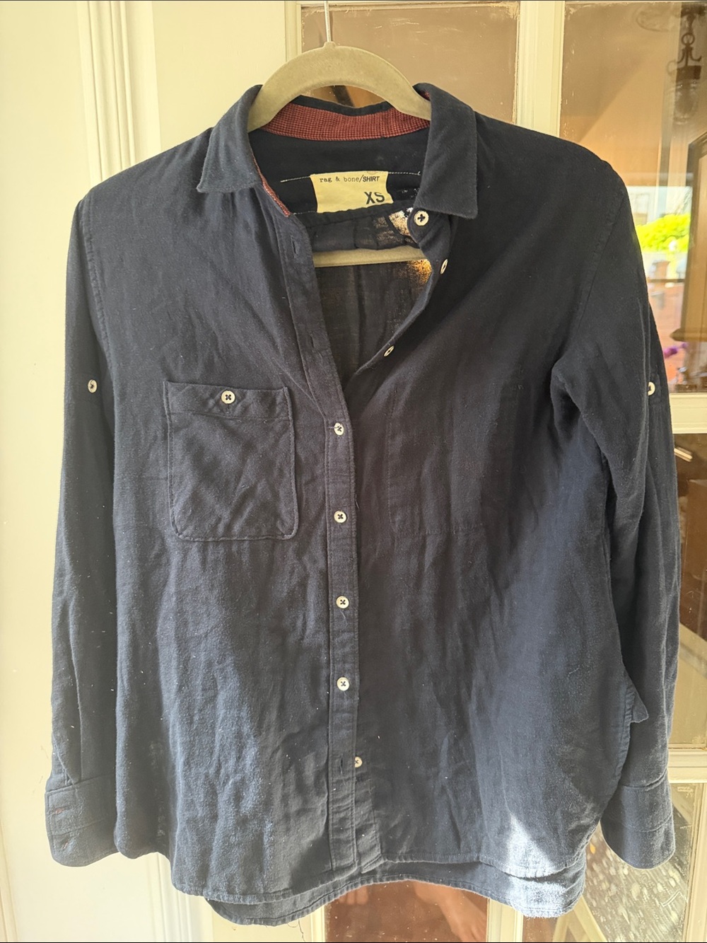Rag & Bone 💯 cotton Shirt Blue XS